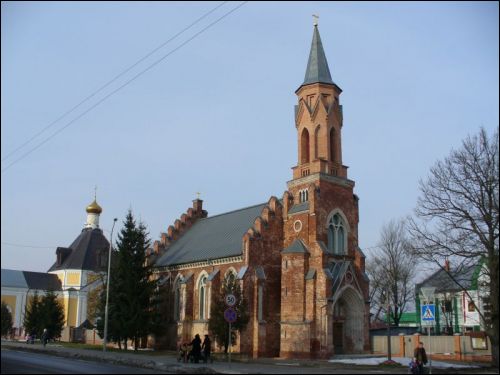 Rečyca. Catholic church of the Holy Trinity