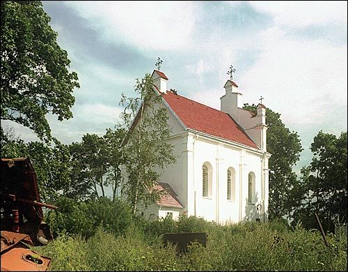  - Костёл Святого Юрия. Вид с северо-запада