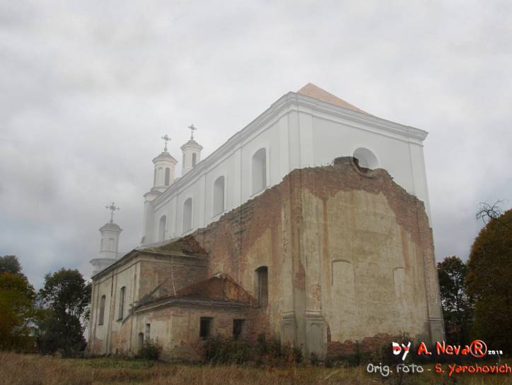 Hryniavičy (Vialikaja Łapienica) |  Catholic church of Franciscan. 