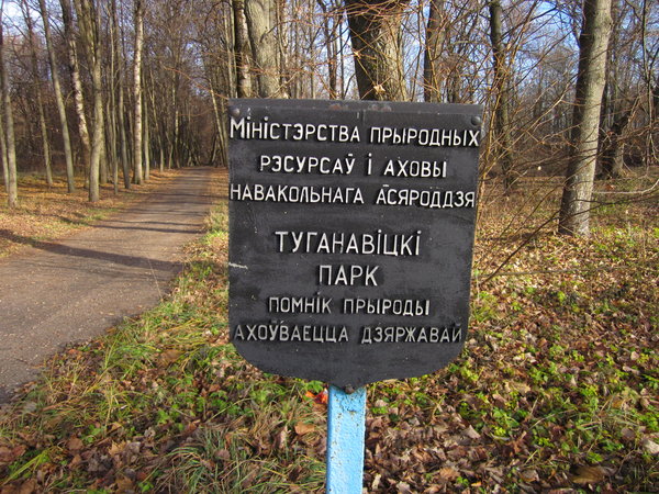  Приусадебный парк при бывшей усадьбе Верещаков (усадьба Тугановичи (Карчова)). 