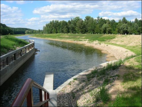  -  Беларуская частка Аўгустоўскага канала. Нямнова. За паваротам - Нёман