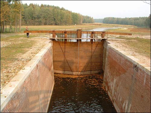  -  Беларуская часть Августовского канала. Дамброўка. Аднакамерны шлюз