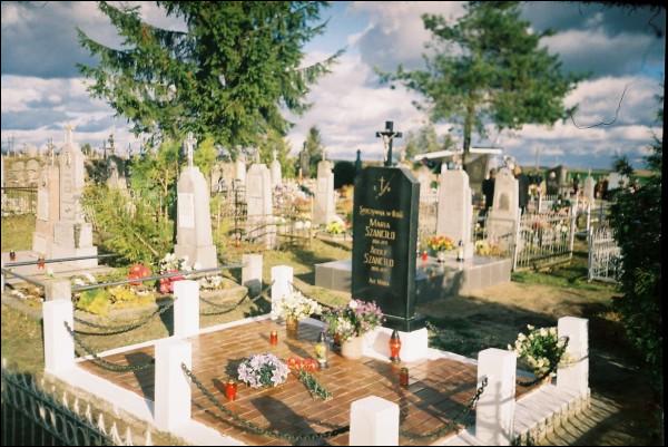  - Cmentarz stary katolicki. Maria i Adolf Szanciło