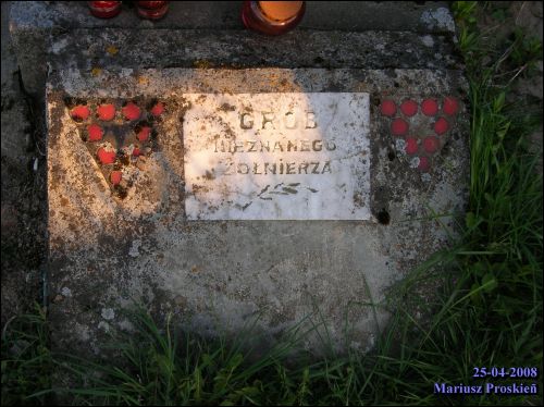 - Cmentarz stary katolicki. Grób Nieznanego Żołnierza 1919 r.
