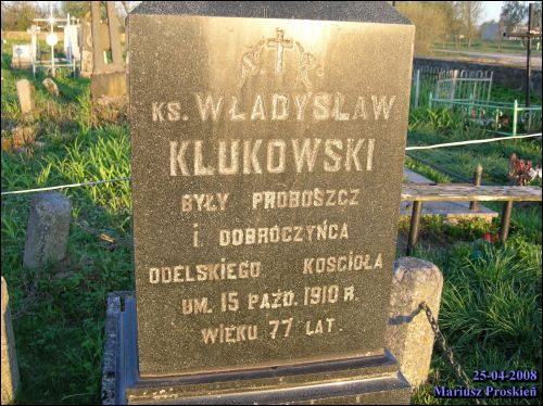  - Cmentarz stary katolicki. ks.Władysław Klukowski