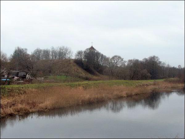 Zasłaŭie.  Site of ancient castle 