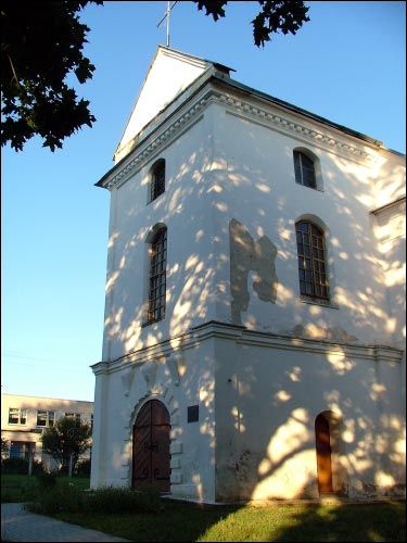 Zamoscie. Catholic church of St. Barbara