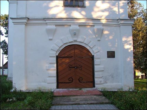 Zamoscie. Catholic church of St. Barbara