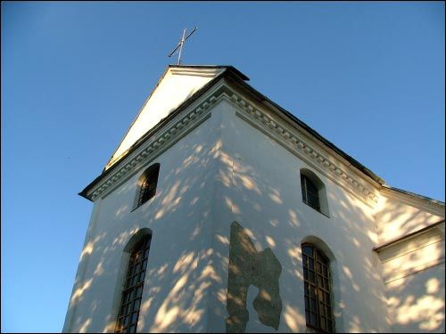 Zamoscie. Catholic church of St. Barbara