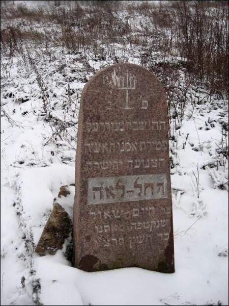 Wiszniew. Cmentarz żydowski