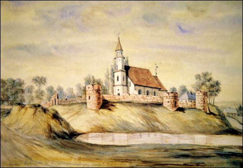 Dziaržynsk (Kojdanava). Site of ancient castle 