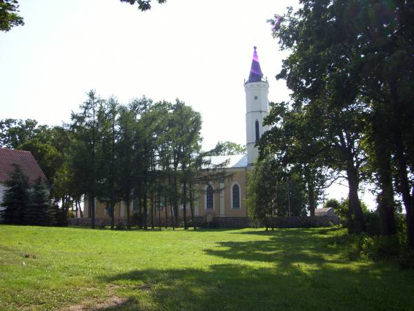 Bargłów Kościelny. Catholic church of the Exaltation of the Holy Cross