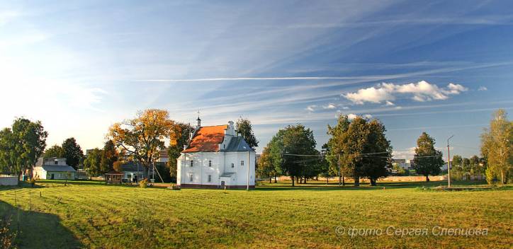 Orša. Orthodox church of the Holy Trinity and the Kucein's monastery