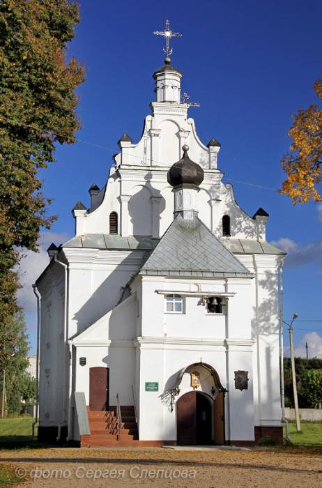Orša. Orthodox church of the Holy Trinity and the Kucein's monastery