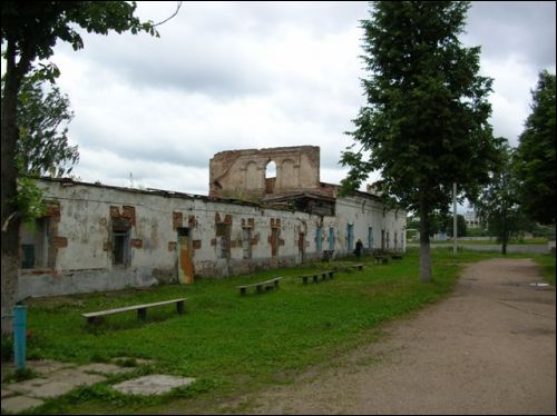 Orša. Orthodox church of the Holy Trinity and the Kucein's monastery