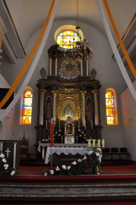 Brasłaŭ. Catholic church of the Birthday of the Blessed Virgin Mary