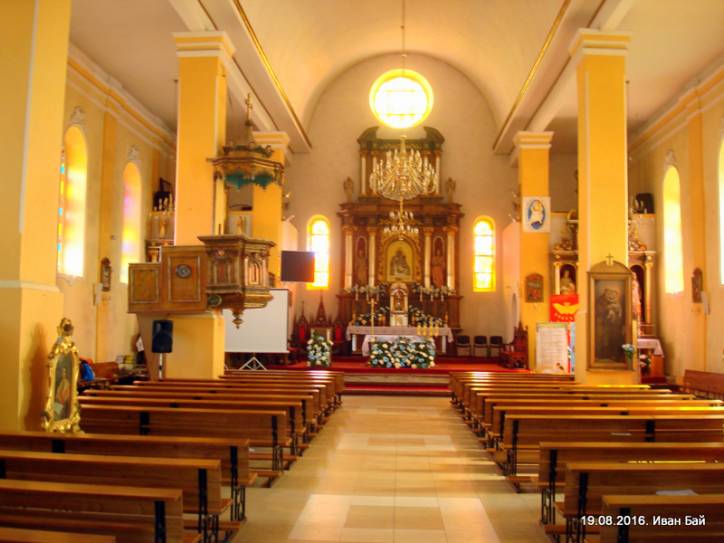 Brasłaŭ. Catholic church of the Birthday of the Blessed Virgin Mary