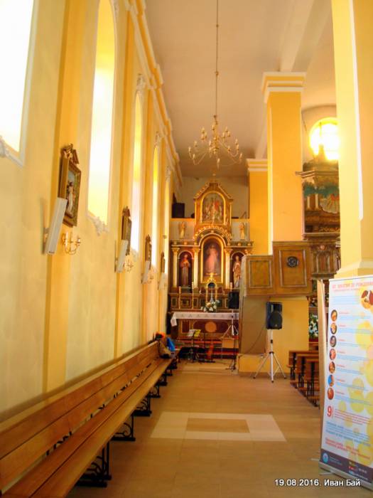 Brasłaŭ. Catholic church of the Birthday of the Blessed Virgin Mary