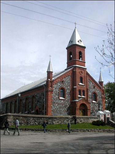 Brasłaŭ. Catholic church of the Birthday of the Blessed Virgin Mary