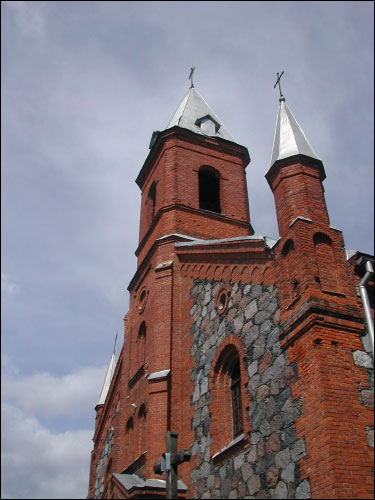 Brasłaŭ. Catholic church of the Birthday of the Blessed Virgin Mary