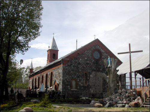 Brasłaŭ. Catholic church of the Birthday of the Blessed Virgin Mary