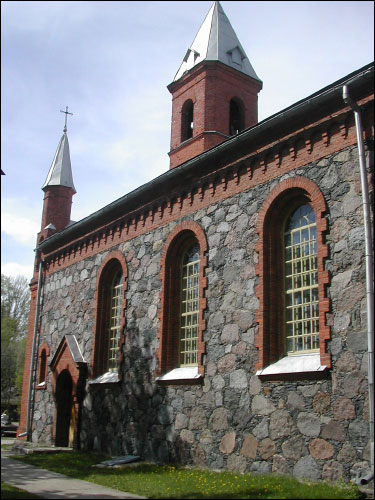 Brasłaŭ. Catholic church of the Birthday of the Blessed Virgin Mary