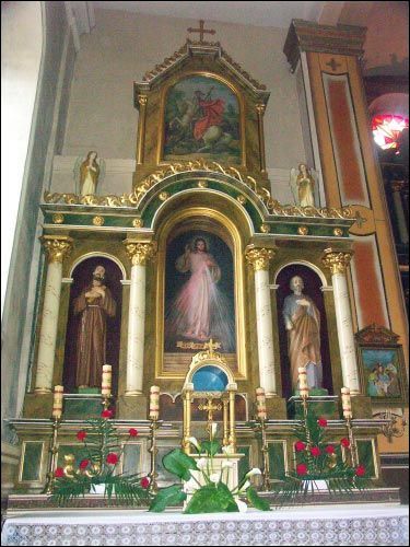 Brasłaŭ. Catholic church of the Birthday of the Blessed Virgin Mary
