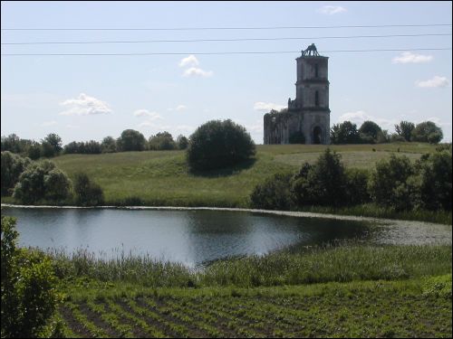 Biała Cerkiew |  Cerkiew Św. Trójcy. Jezioro i cerkiew