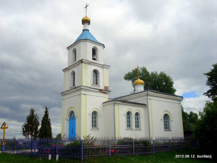 Arechaŭna. Orthodox church of St. Paraskieva