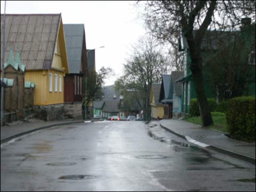  - Вуліцы мястэчка . Вуліца ў Троках