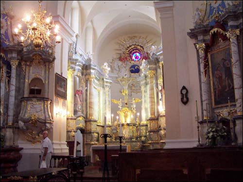  - Kościół Św. Trójcy i klasztor Dominikanów. Wnętrze, fragment