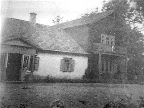  - Сядзіба . Сядзібны дом на здымку да 1939 г.