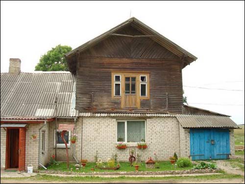  - Сядзіба . Сядзібны дом, фрагмент, 07.2008