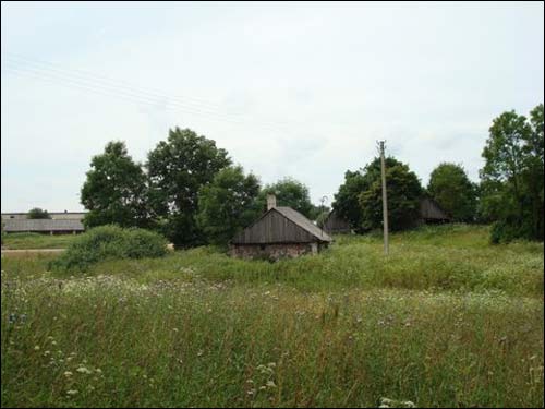  - Сядзіба . Рэшткі сядзібных пабудоў, 07.2008