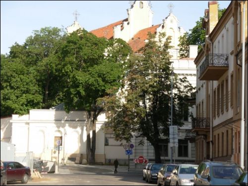Vilnius. Catholic church of St. George the Martyr and the Monastery of Carmelite