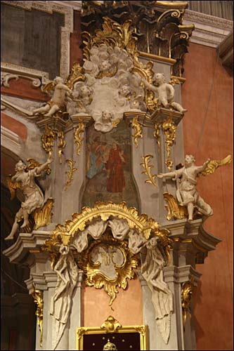  - Catholic church of St. Theresa (of the Carmelites). Altar, fragment