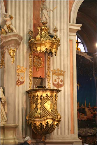  - Catholic church of St. Theresa (of the Carmelites). Pulpit