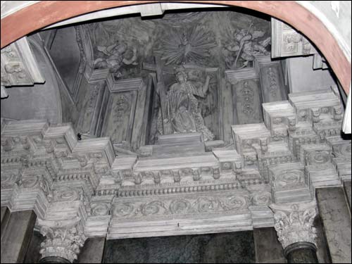  - Catholic church of St. Theresa (of the Carmelites). Pociej chapel, fragment