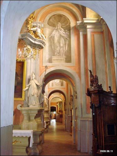 Wilno |  Kościół Św. Teresy (Karmelitów). Wnętrze, nawa boczna
