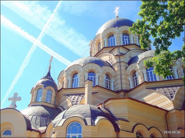 Vilnius. Orthodox church of the Apparition of the Holy Mother of God