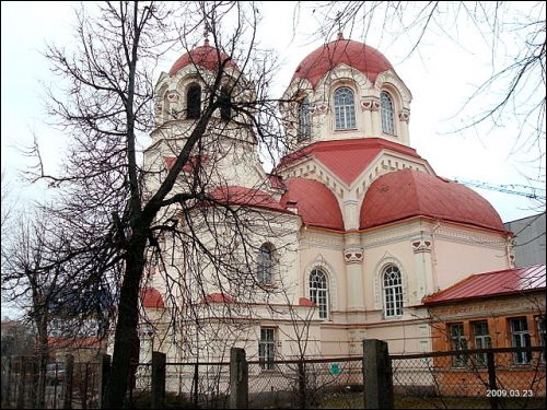 Wilno |  Cerkiew Św. Michała Archanioła. Fasada boczna