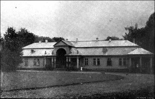 Nakryški.  Manor of Strawiński