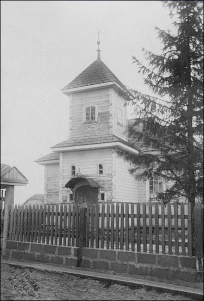 Kleck |  Miasto na starych fotografiach . Drewlany meczet w Klecku, foto z lat 30-ch XX w.
