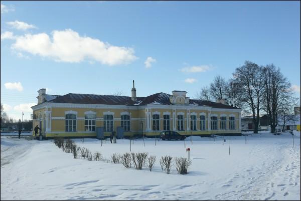 Ašmiany. Railway station 