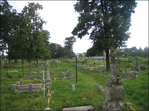  - Cmentarz stary katolicki. Północna część cmentarza, 06 2007