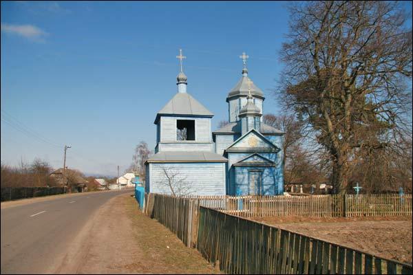 Alpień.  Orthodox church of the Assumption