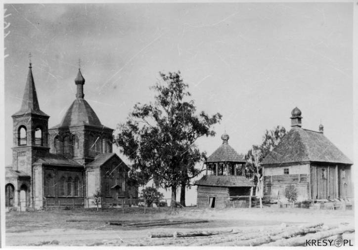 http://www.kresy.pl/kresopedia,architektura,swiatynie?zobacz/horodno-2 Гарадная. Царква Святой Тройцы