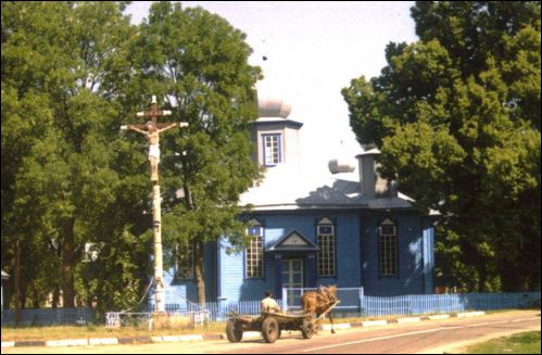 Płotnica. Orthodox church of the Protection of the Holy Virgin