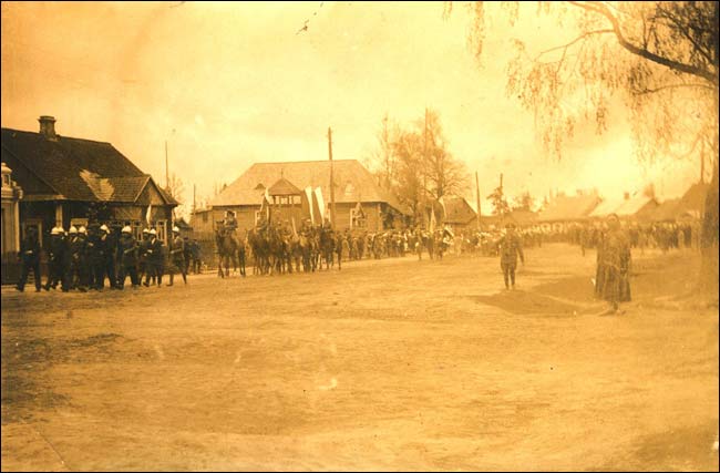 Hancavičy. Old photos of the township 