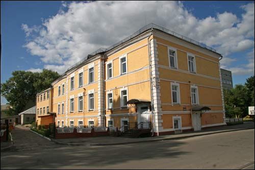 Dobruš. Town streets 